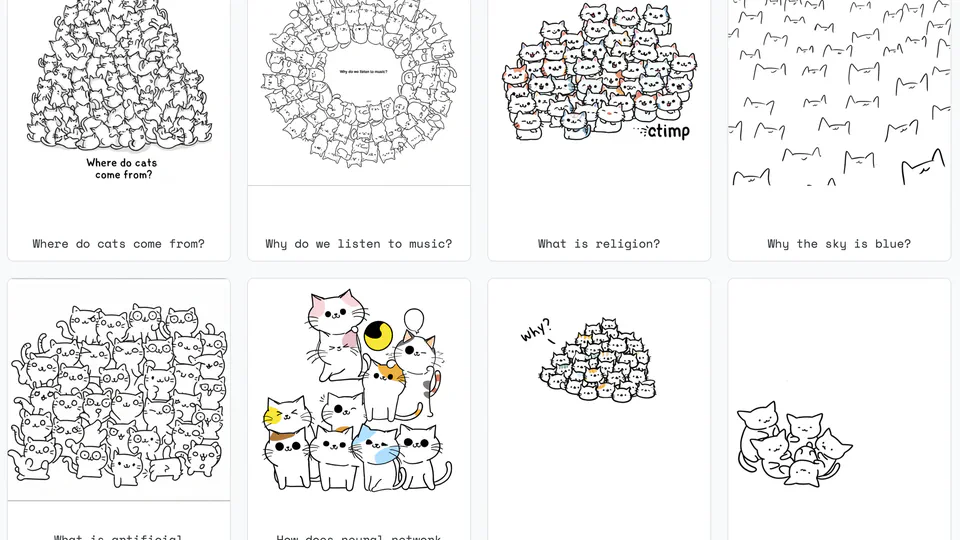 Microlearning with lot of Tiny Cats