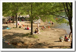 Bath house at Walden Pond