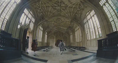 At this point, it becomes quite clear the ceiling plays an important role in this film