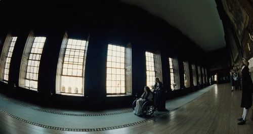 Tell me, is this corridor straight or curved?