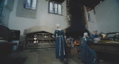 The distortion is still there, but less dramatic, probably 10mm?